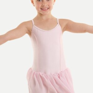 Balletpakje roze met rokje